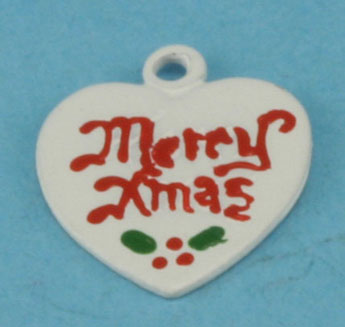 Dollhouse Miniature Heart Tree Ornament